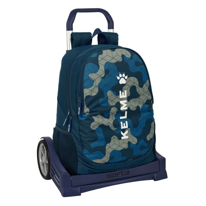 Kelme|Mochila Escolar com Rodas Kelme Epic Azul Marinho 32 x 44 x 16 cm