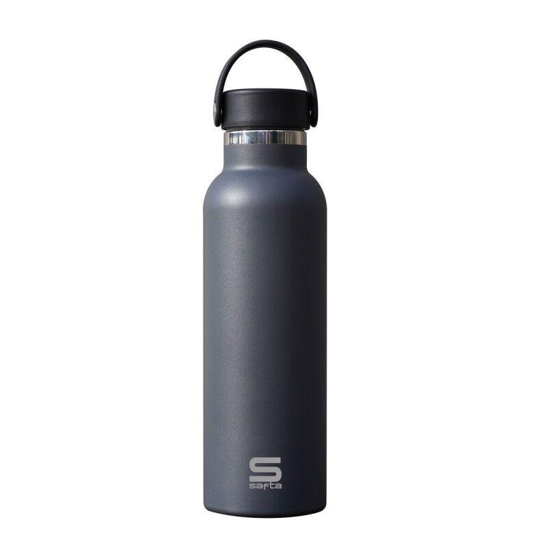 Safta|Garrafa Térmica Safta Antracita Antracite Silicone Aço inoxidável Safta|Garrafa Térmica Safta Antracita Antracite Silicone Aço inoxidável