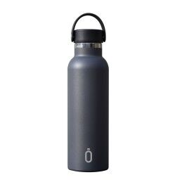 Safta|Garrafa Térmica Safta Antracita Antracite Silicone Aço inoxidável