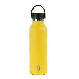 Safta|Garrafa Térmica Safta Amarillo Amarelo Silicone Aço inoxidável