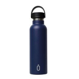 Safta|Garrafa Térmica Safta Marino Azul Marinho Silicone Aço inoxidável