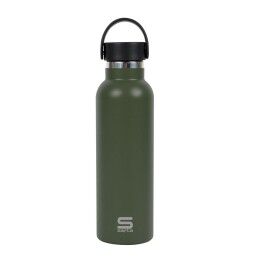 Safta|Garrafa Térmica Safta Palm Tree Verde-escuro Silicone Aço inoxidável