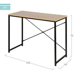 Max Home|Mesa de Escritório Max Home Aço Melamina Aglomerado 100 x 70 x 40 cm