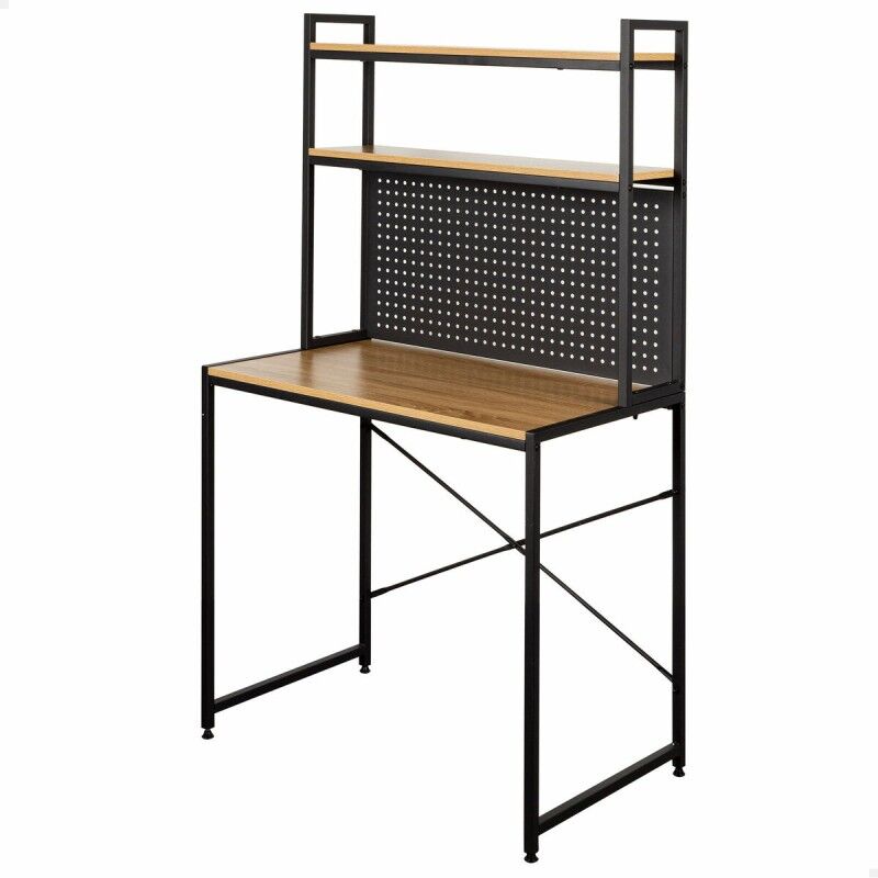 Max Home|Mesa de escritório com prateleiras Max Home Aço Melamina Aglomerado 84 x 148 x 50 cm Max Home|Mesa de escritório com prateleiras Max Home Aço Melamina Aglomerado 84 x 148 x 50 cm