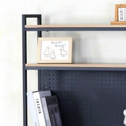 Max Home|Mesa de escritório com prateleiras Max Home Aço Melamina Aglomerado 84 x 148 x 50 cm