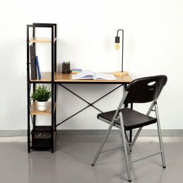 Max Home|Mesa de escritório com prateleira Max Home Aço Melamina Aglomerado 100 x 120 x 52 cm