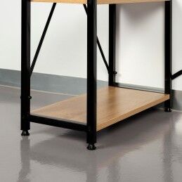 Max Home|Mesa de escritório com prateleira Max Home Aço Melamina Aglomerado 100 x 120 x 52 cm