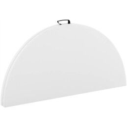 Marbueno|Marbueno Mesa Plegável Resina Branca D.122x74 cm Catering, Praia e Camping 10530