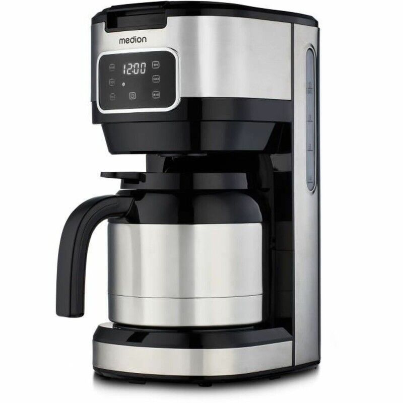 Medion|Máquina de Café de Filtro Medion Prateado 900 W 1,2 L Medion|Máquina de Café de Filtro Medion Prateado 900 W 1,2 L