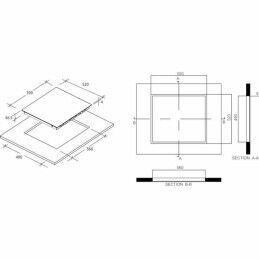 Rosieres|Placa vitrocerâmica Rosieres RKD73CT 5500 W
