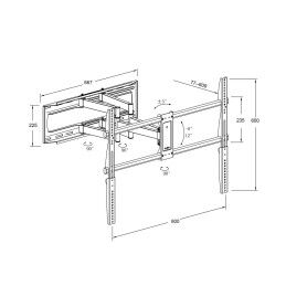TM Electron|Suporte TV TM Electron 90" 70 Kg