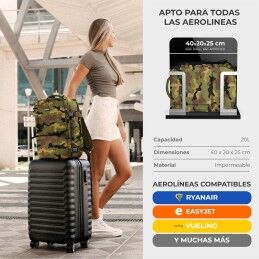 Numada|Mochila de Desporto Numada explorer b40 Estampado 20 L 40 x 25 x 20 cm Camuflagem