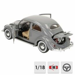 Bburago|Carro Bburago GT-Volkswagen Kafer Beetle (1955) 1:18