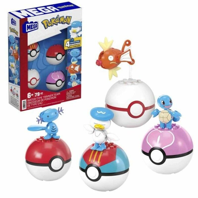 MEGA BRANDS|Jogo de Construção MEGA BRANDS 4 WATER POKEMON