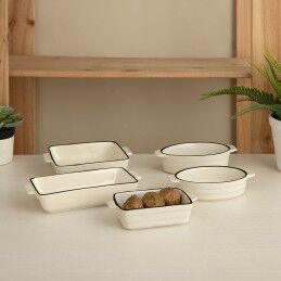 Quid|Tacho Quid Cocco Branco Cerâmica 19 x 10,5 x 5 cm (12 Unidades) (Pack 12x)