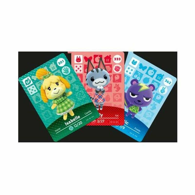 Nintendo|Brinquedo Interativo Nintendo amiibo Animal Crossing Cards - Series 4 Pack 3 Peças 3 Unidades Nintendo|Brinquedo Interativo Nintendo amiibo Animal Crossing Cards - Series 4 Pack 3 Peças 3 Unidades