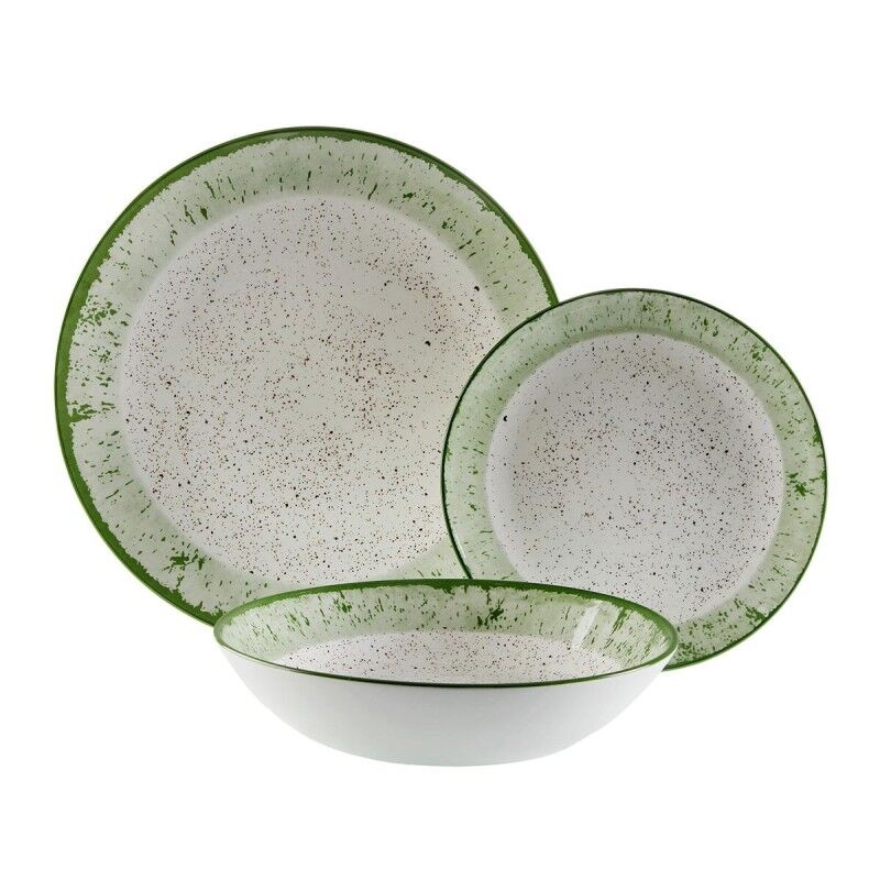 Versa|Louça Versa Verde Porcelana 18 Peças Versa|Louça Versa Verde Porcelana 18 Peças