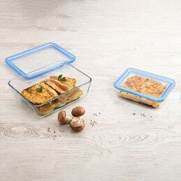 Pyrex|Lancheira Hermética Pyrex Pure Glass Transparente Vidro (800 ml) (6 Unidades)