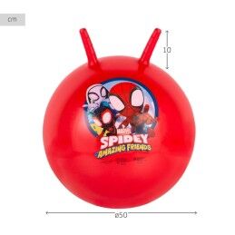 Spidey|Bola Saltitante Spidey Ø 45 cm Vermelho (10 Unidades)