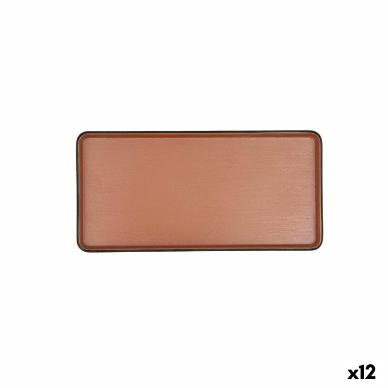 Bidasoa|bandeja de aperitivos Bidasoa Gio Castanho Plástico 24 x 11,5 cm (12 Unidades) Bidasoa|bandeja de aperitivos Bidasoa Gio Castanho Plástico 24 x 11,5 cm (12 Unidades)
