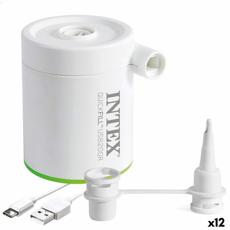 Intex|Bomba de Ar Elétrica Intex (12 Unidades) Intex|Bomba de Ar Elétrica Intex (12 Unidades)