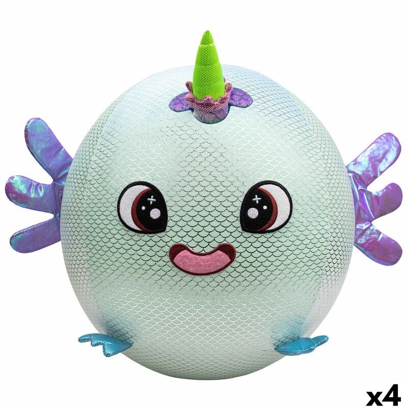 Eolo|Peluche Eolo Celeste Felpa Plástico 45 x 45 x 45 cm Insuflável (4 Unidades)