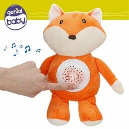 Colorbaby|Peluche Projetor LED Colorbaby Felpa Plástico 25 x 27 x 13 cm (4 Unidades)
