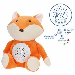 Colorbaby|Peluche Projetor LED Colorbaby Felpa Plástico 25 x 27 x 13 cm (4 Unidades)