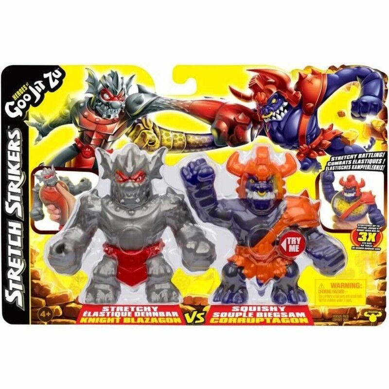 Goo Jit Zu|Playset Goo Jit Zu Strikers Blaz vs Corr Figura Duo 11cm