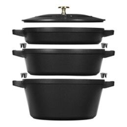 Zwilling|Tacho Zwilling La Cocotte Preto Ferro Fundido 1 Peça Ø 24 cm 1 kg 4,2 L (1 Unidade)