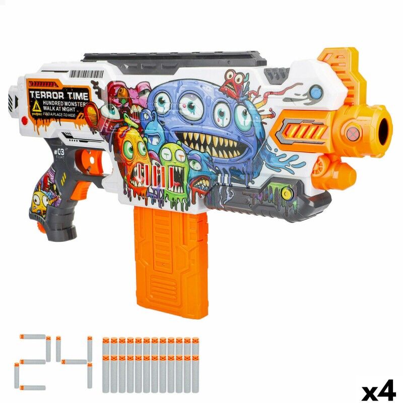 Colorbaby|Pistola de Dardos Colorbaby 43 x 25 x 6,5 cm 4 Unidades