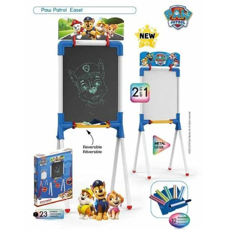 The Paw Patrol|Quadro de Dupla Face The Paw Patrol 37 x 32 x 98 cm The Paw Patrol|Quadro de Dupla Face The Paw Patrol 37 x 32 x 98 cm