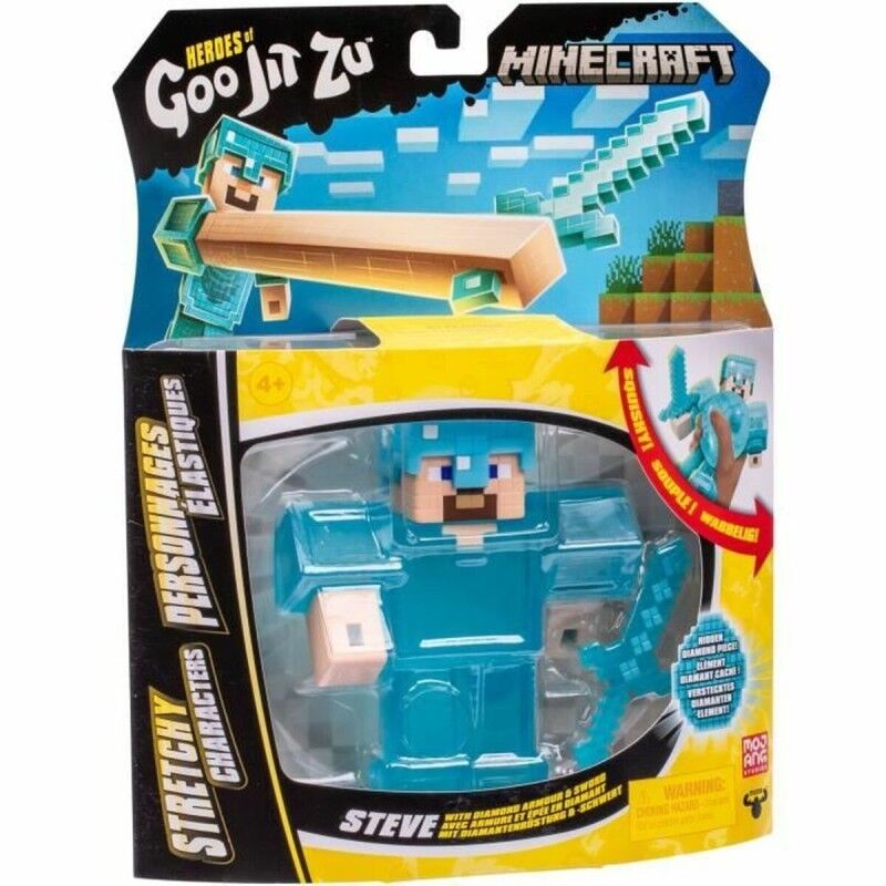 Goo Jit Zu|Figura articulada Goo Jit Zu Minecraft Steve Goo Jit Zu|Figura articulada Goo Jit Zu Minecraft Steve