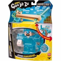 Goo Jit Zu|Figura articulada Goo Jit Zu Minecraft Steve