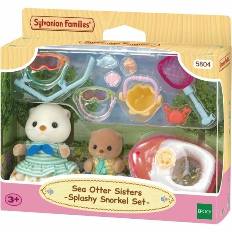 Sylvanian Families|Figura articulada Sylvanian Families Las hermanas nutrias marinas animais Sylvanian Families|Figura articulada Sylvanian Families Las hermanas nutrias marinas animais