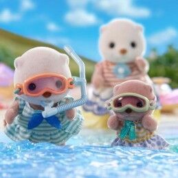 Sylvanian Families|Figura articulada Sylvanian Families Las hermanas nutrias marinas animais