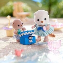 Sylvanian Families|Figura articulada Sylvanian Families Las hermanas nutrias marinas animais