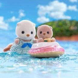 Sylvanian Families|Figura articulada Sylvanian Families Las hermanas nutrias marinas animais