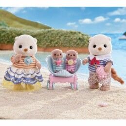 Sylvanian Families|Figura articulada Sylvanian Families La familia de las nutrias marinas animais