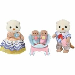 Sylvanian Families|Figura articulada Sylvanian Families La familia de las nutrias marinas animais