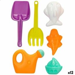 Colorbaby|Conjunto de brinquedos de praia Colorbaby Carrinho de mão Polipropileno (12 Unidades)