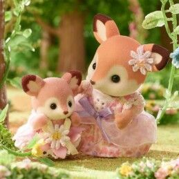 Sylvanian Families|Figura articulada Sylvanian Families Ciervo bebé y columpio animais