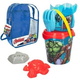 The Avengers|Conjunto de brinquedos de praia The Avengers Ø 18 cm Polipropileno (12 Unidades)