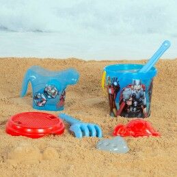 The Avengers|Conjunto de brinquedos de praia The Avengers Ø 18 cm Polipropileno (12 Unidades)