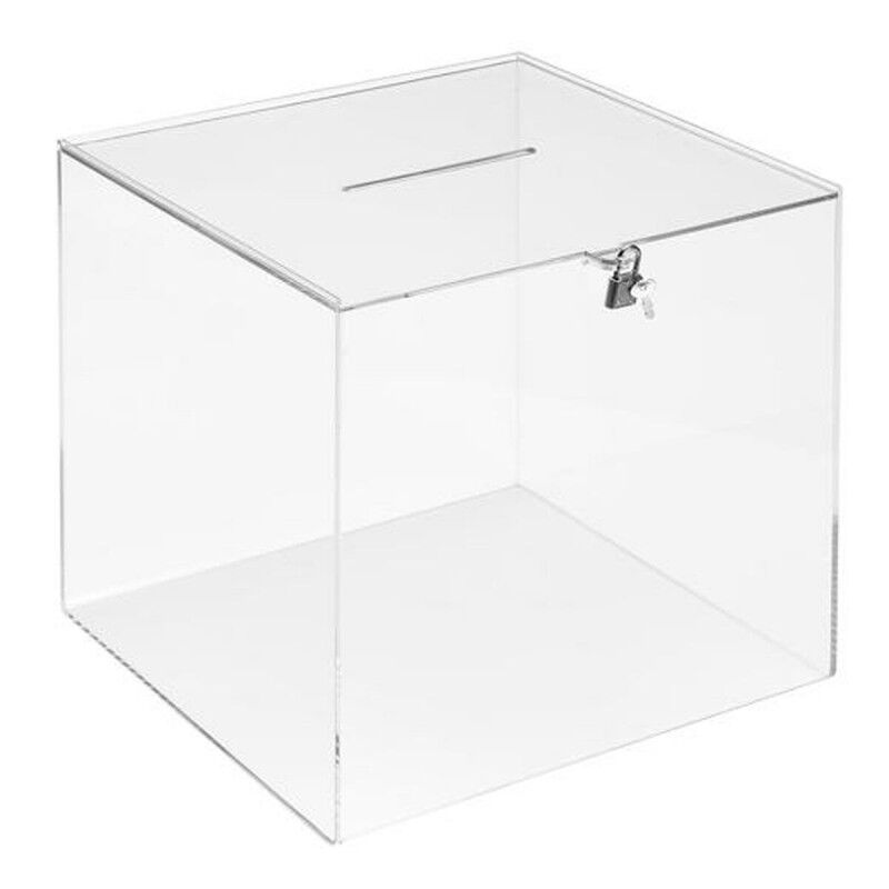 Archivo 2000|Urna Archivo 2000 Transparente 30 x 30 x 30 cm Archivo 2000|Urna Archivo 2000 Transparente 30 x 30 x 30 cm