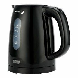 Fagor|Chaleira Fagor teya noir 2200 W 1 L Preto Aço inoxidável Plástico