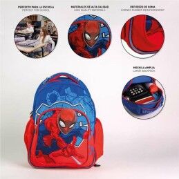 Spider-Man|Mochila Escolar Spider-Man Azul