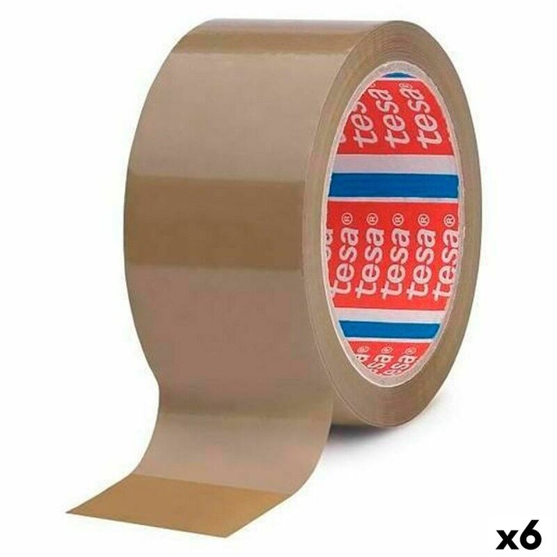 TESA|Fita Adesiva TESA 132 m Castanho (6 Unidades)