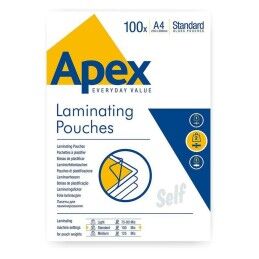 Fellowes|Laminating Pouches Fellowes 100 Peças Transparente A4 (10 Unidades)