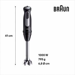 Braun|Batedora de Mão Braun 0X22111502 1000 W Preto